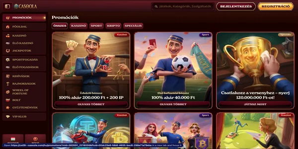 Casoola Casino pagina bonusului de bun venit pe mobil